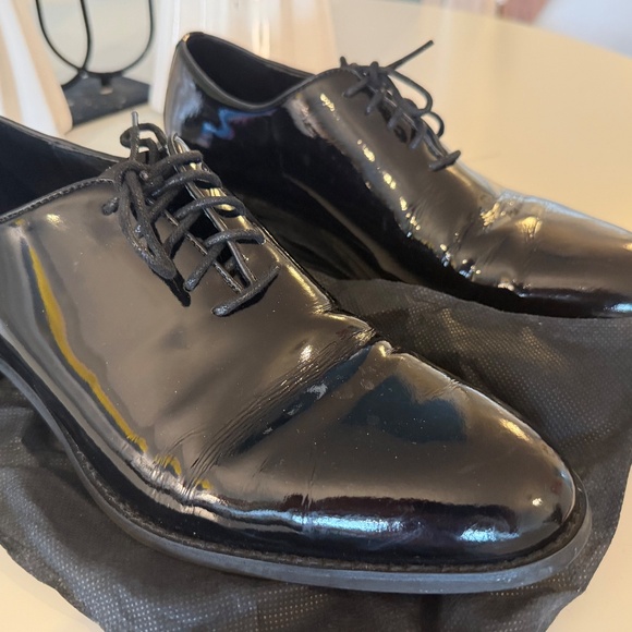 Don Juan Patent Leather Tuxedo shoes size 10 LNWOT - Picture 4 of 5